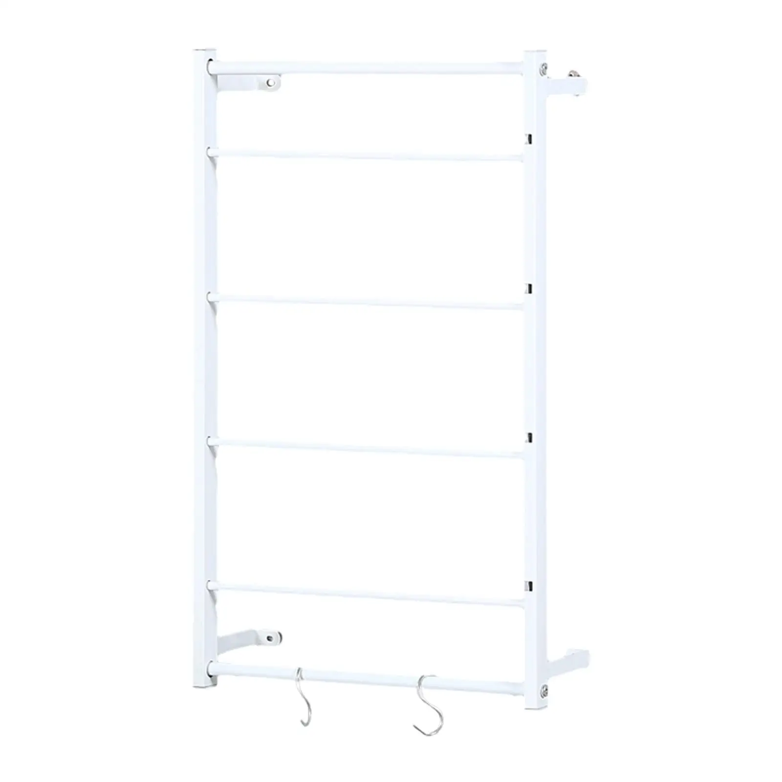 Wire Spool Rack Ribbon Organizer Hanging with Hooks Space Saving Ribbon Rack for Florist Christmas Vinyl Rolls Necklaces Rings