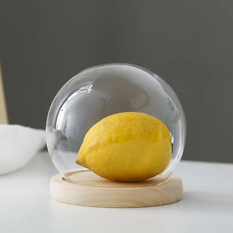Clear Glass Display Glass Flower Display Cloche Bell Jar Bottle with Wooden Base Dust Cover Display Box Immortal Flower Box Clear Glass Display Glass Flower Display Cloche Bell Jar Bottle with Wooden Base Dust Cover Display Box Immortal Flower Box