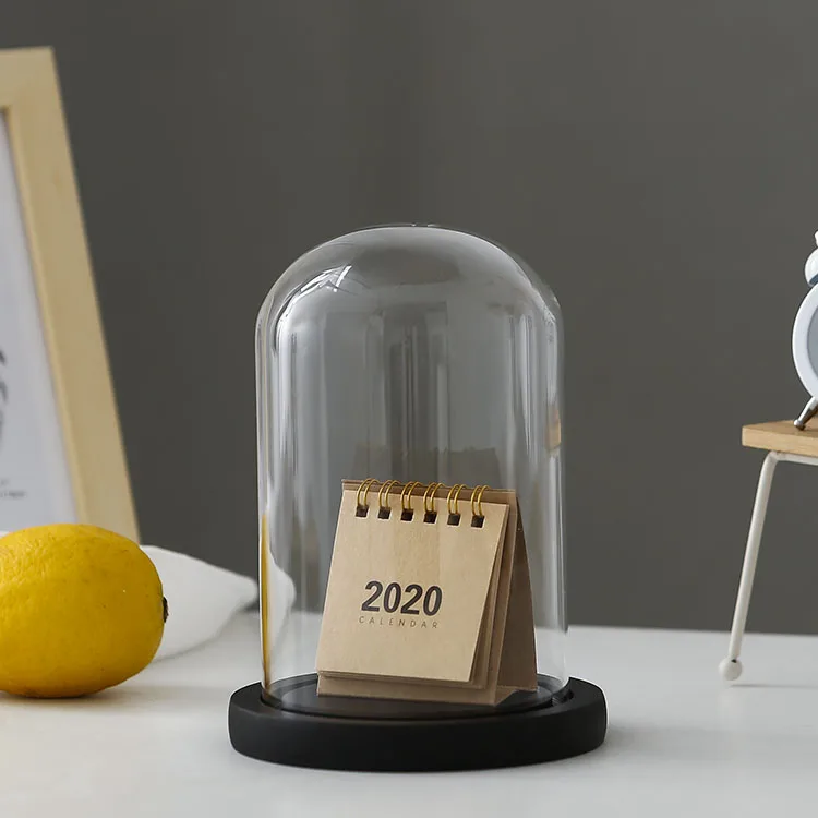 Clear Glass Display Glass Flower Display Cloche Bell Jar Bottle with Wooden Base Dust Cover Display Box Immortal Flower Box Clear Glass Display Glass Flower Display Cloche Bell Jar Bottle with Wooden Base Dust Cover Display Box Immortal Flower Box