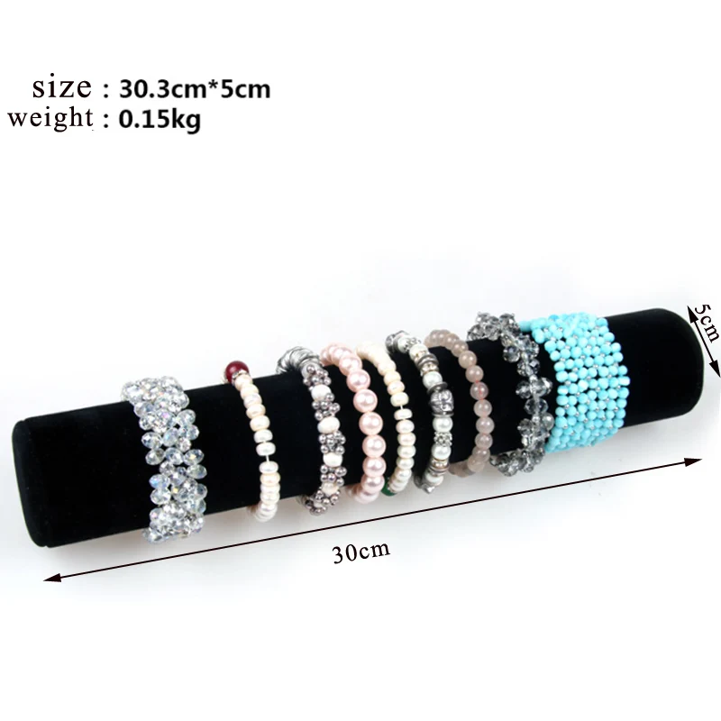 New Arrival Black Gray Rose Red Velvet Bracelet Display Holder Jewelry Receiving for Bracelets Bangle Organizer Shelf Rack Stand New Arrival Black Gray Rose Red Velvet Bracelet Display Holder Jewelry Receiving for Bracelets Bangle Organizer Shelf Rack Stand