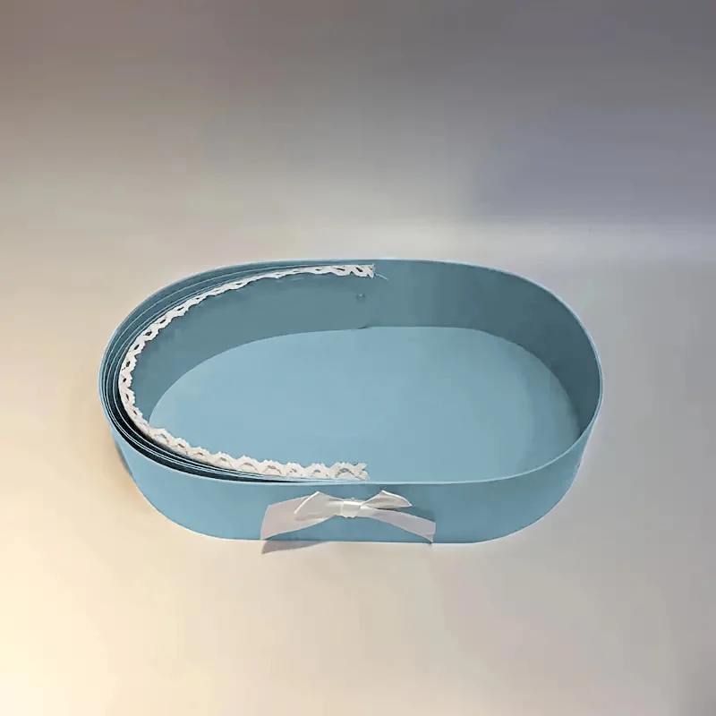 Lace Ribbon Flower Box Creative Gift Arrangement Basket Cradle Flower Packing Boxes for Home Decor Florist Supplies Wedding Lace Ribbon Flower Box Creative Gift Arrangement Basket Cradle Flower Packing Boxes for Home Decor Florist Supplies Wedding