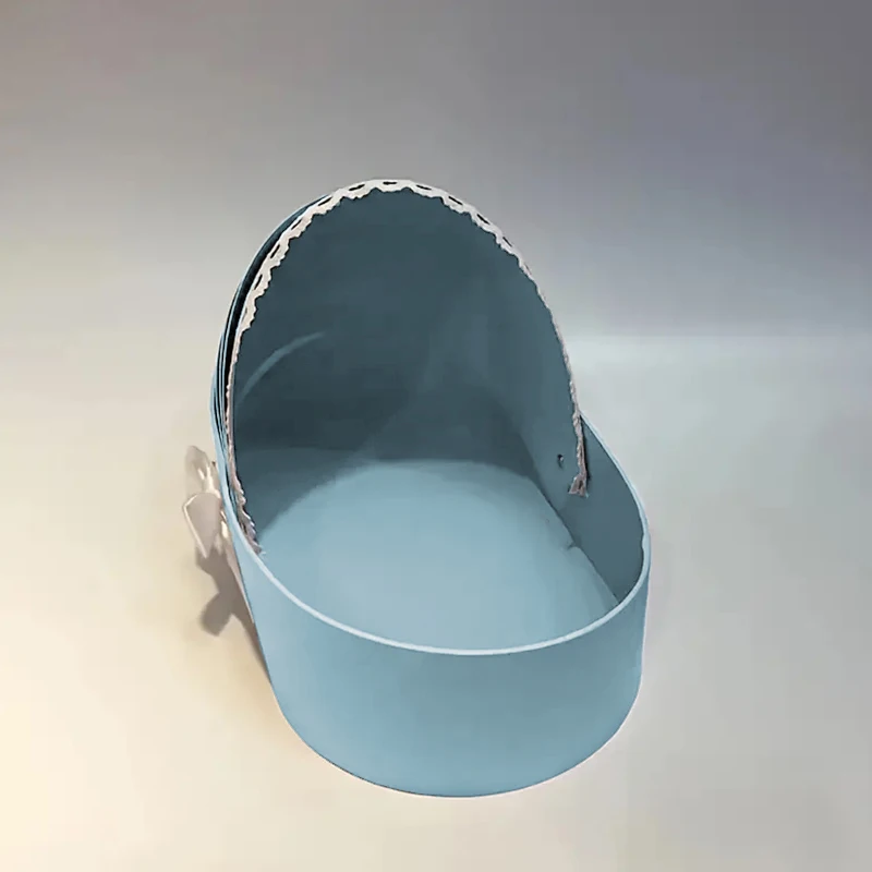 Lace Ribbon Flower Box Creative Gift Arrangement Basket Cradle Flower Packing Boxes for Home Decor Florist Supplies Wedding Lace Ribbon Flower Box Creative Gift Arrangement Basket Cradle Flower Packing Boxes for Home Decor Florist Supplies Wedding