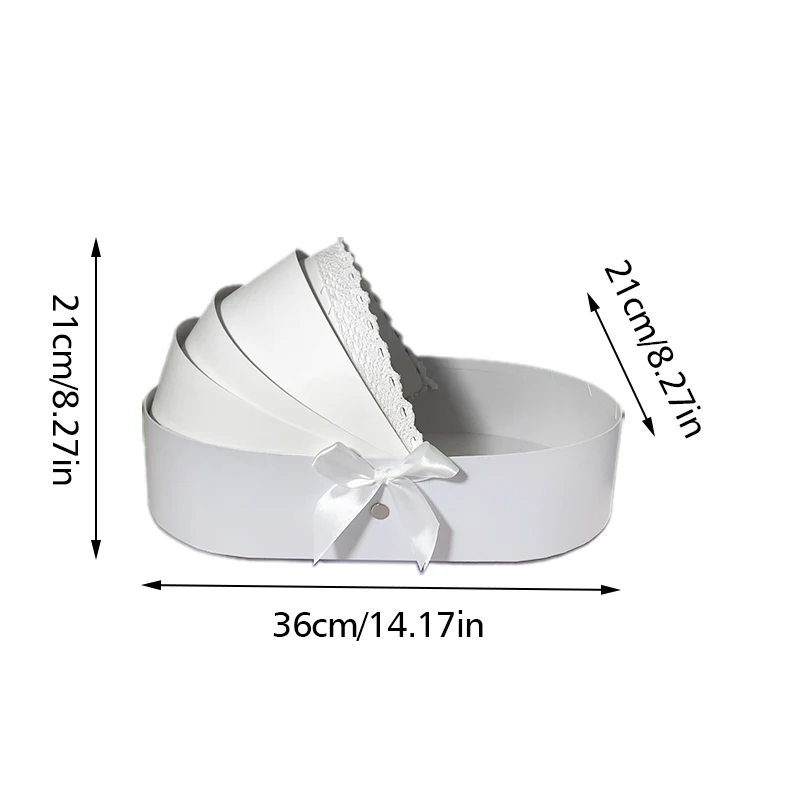 Lace Ribbon Flower Box Creative Gift Arrangement Basket Cradle Flower Packing Boxes for Home Decor Florist Supplies Wedding Lace Ribbon Flower Box Creative Gift Arrangement Basket Cradle Flower Packing Boxes for Home Decor Florist Supplies Wedding