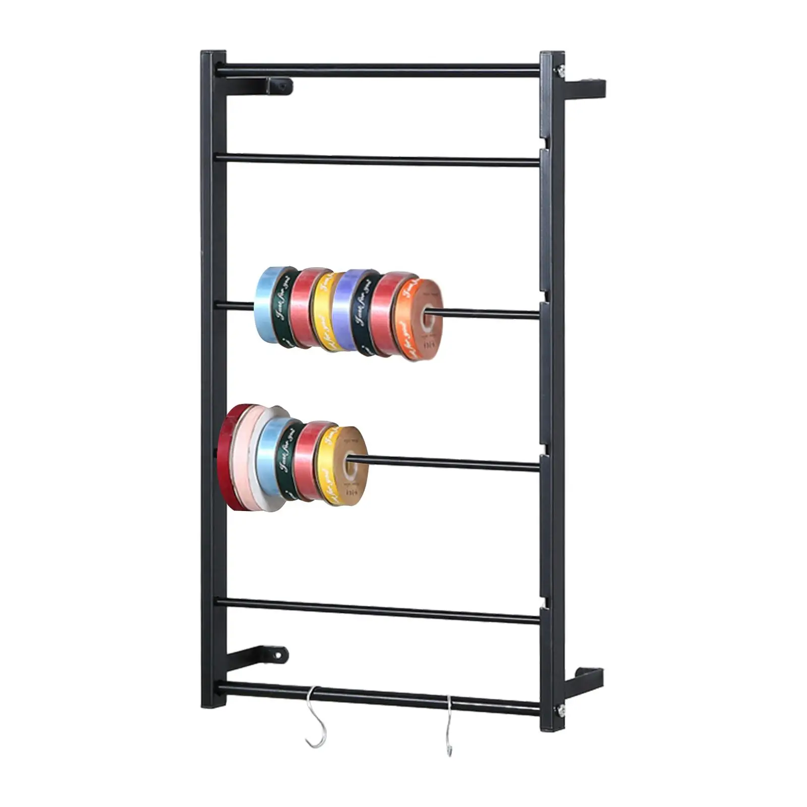 Thread Holder Hanging Spool Storage Tool Ribbon Organizer Wire Spool Rack for Washi Tape Scarf Towel Vinyl Rolls Rings Florist Thread Holder Hanging Spool Storage Tool Ribbon Organizer Wire Spool Rack for Washi Tape Scarf Towel Vinyl Rolls Rings Florist