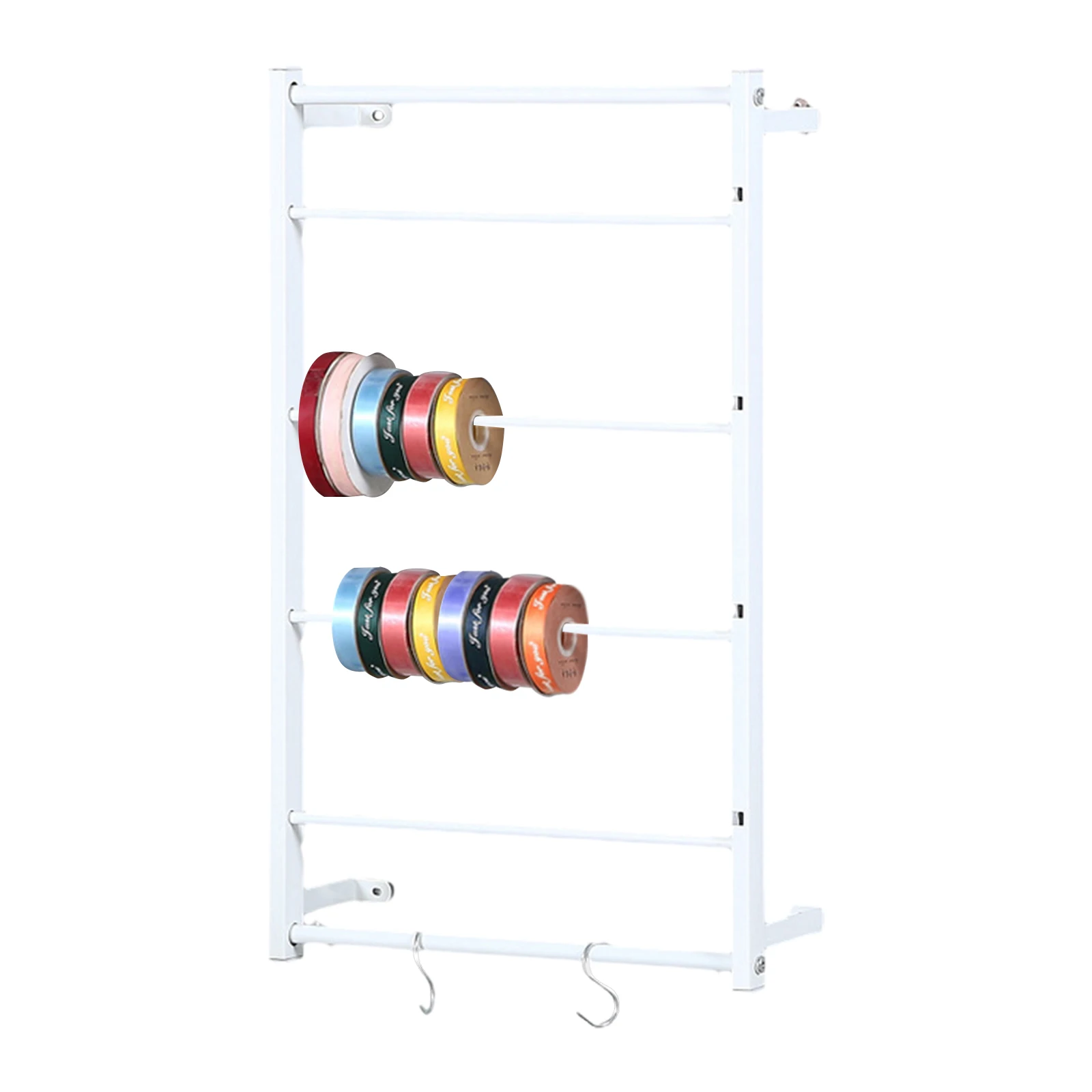 Ribbon Rack Ribbons Roll Storage Display Rack Thread Holder Wire Spool Rack for Valentine Gift Florist Washi Tape Vinyl Rolls Ribbon Rack Ribbons Roll Storage Display Rack Thread Holder Wire Spool Rack for Valentine Gift Florist Washi Tape Vinyl Rolls