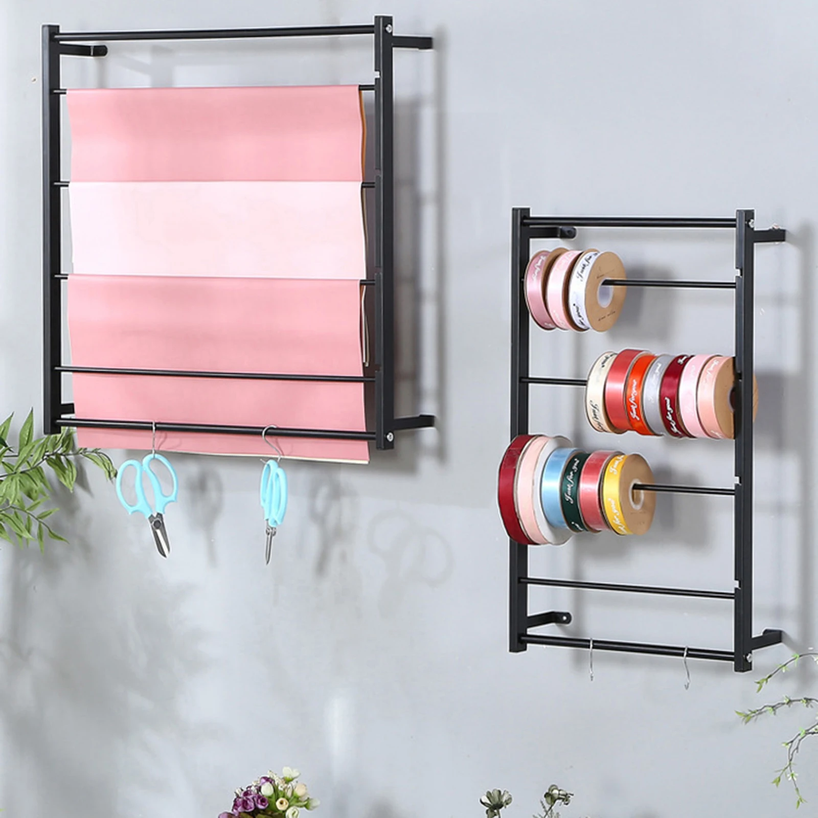 Ribbon Rack Ribbons Roll Storage Display Rack Thread Holder Wire Spool Rack for Valentine Gift Florist Washi Tape Vinyl Rolls Ribbon Rack Ribbons Roll Storage Display Rack Thread Holder Wire Spool Rack for Valentine Gift Florist Washi Tape Vinyl Rolls