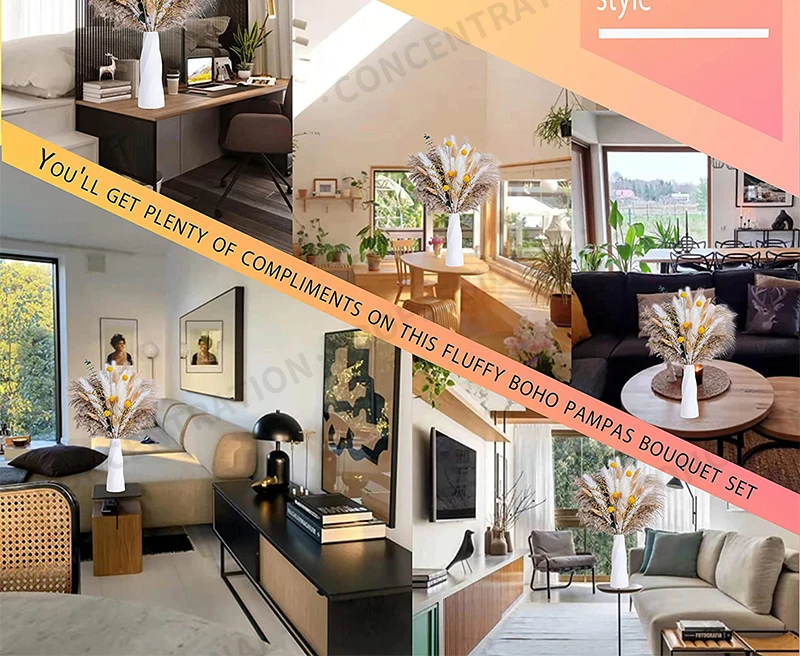 Real Natural Dried Flower Bouquet Pampas Reed Small Reed Rabbit Tail Grass Home Decor Mix and Match Dried Flower Bouquet Real Natural Dried Flower Bouquet Pampas Reed Small Reed Rabbit Tail Grass Home Decor Mix and Match Dried Flower Bouquet