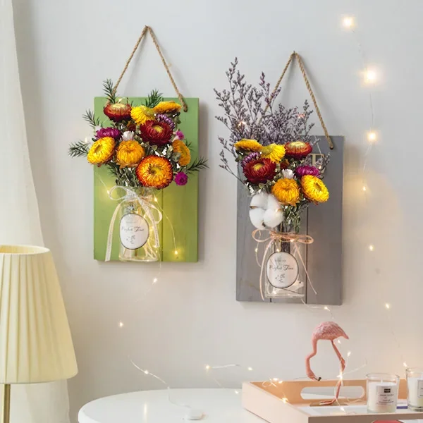 70g Natural Limonium Grass Dried Flowers Bouquet for Nordic Boho Home Decor Fluffy Pampas Valentine's Day Wedding Diy Decoration