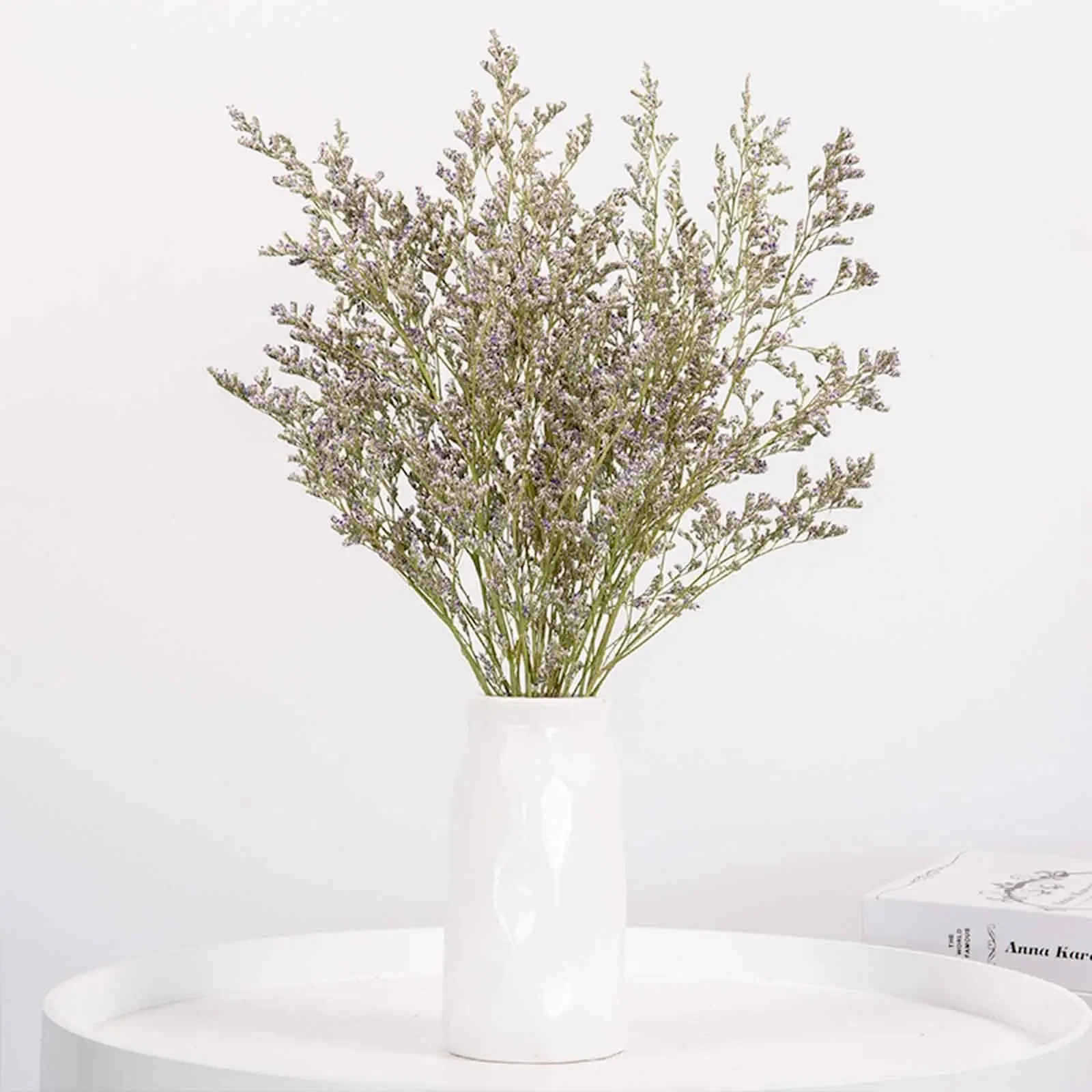 70g Natural Limonium Grass Dried Flowers Bouquet for Nordic Boho Home Decor Fluffy Pampas Valentine's Day Wedding Diy Decoration