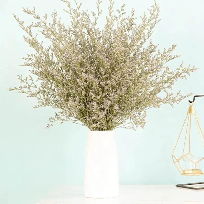 70g Natural Limonium Grass Dried Flowers Bouquet for Nordic Boho Home Decor Fluffy Pampas Valentine's Day Wedding Diy Decoration