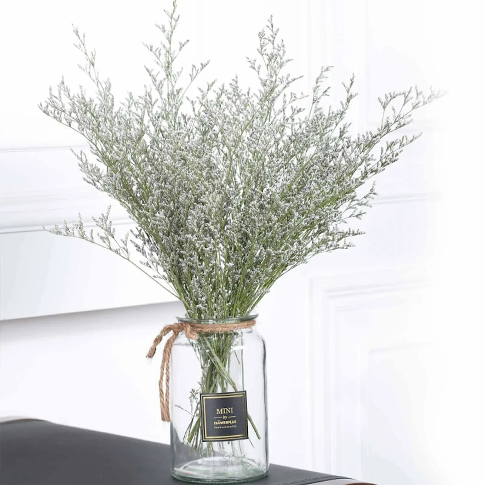 70g Natural Limonium Grass Dried Flowers Bouquet for Nordic Boho Home Decor Fluffy Pampas Valentine's Day Wedding Diy Decoration