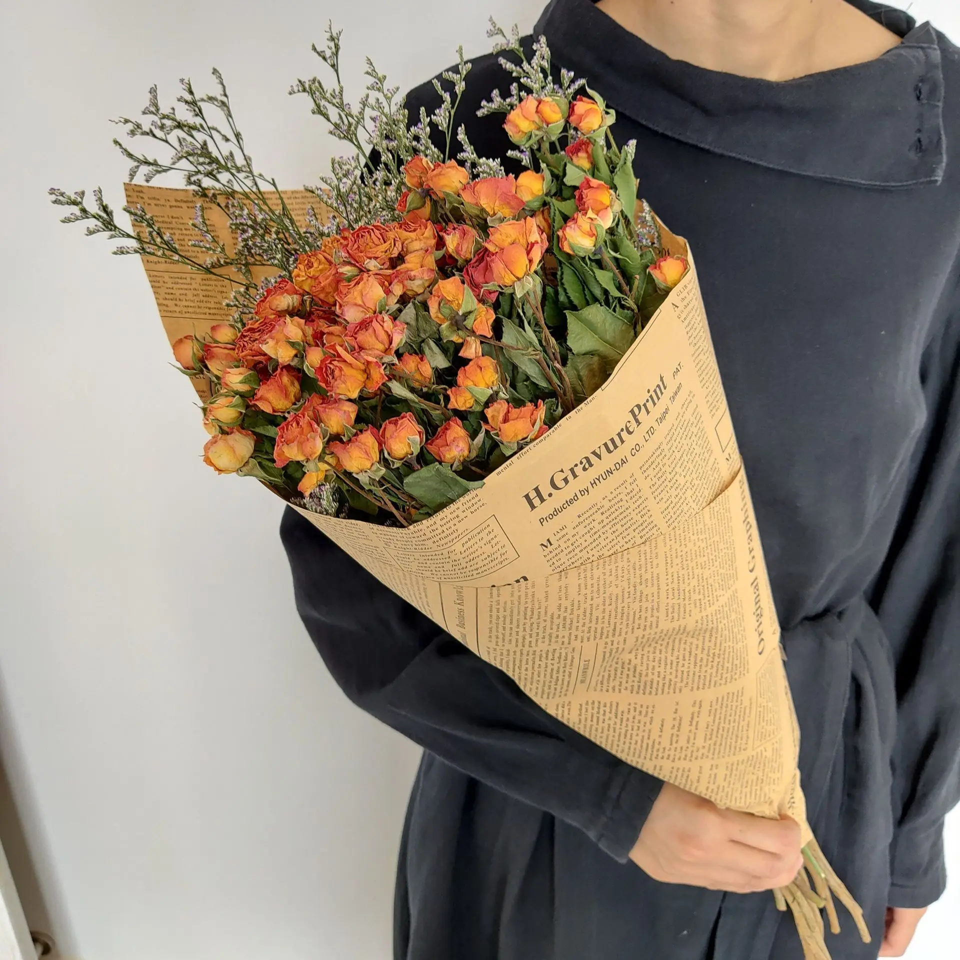 Eternal Flowers A Beautiful Day Gift Rose Dried Flower Bundle Daisy Teddy Sunflower Rose Dried Flower True Flower Dried Flowers