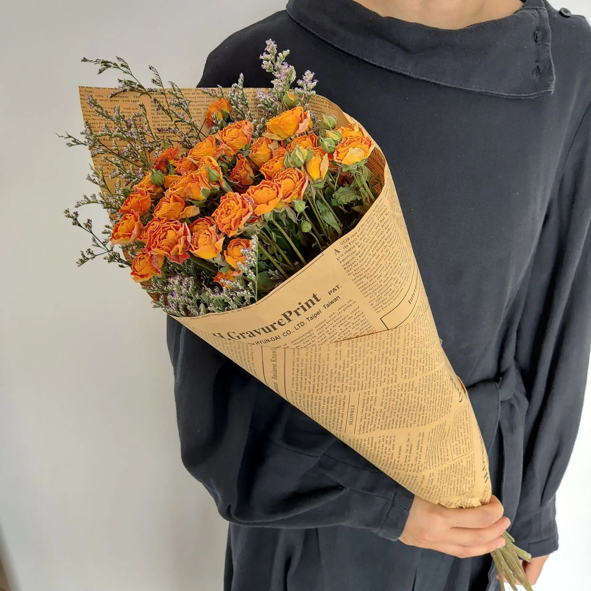 Eternal Flowers A Beautiful Day Gift Rose Dried Flower Bundle Daisy Teddy Sunflower Rose Dried Flower True Flower Dried Flowers
