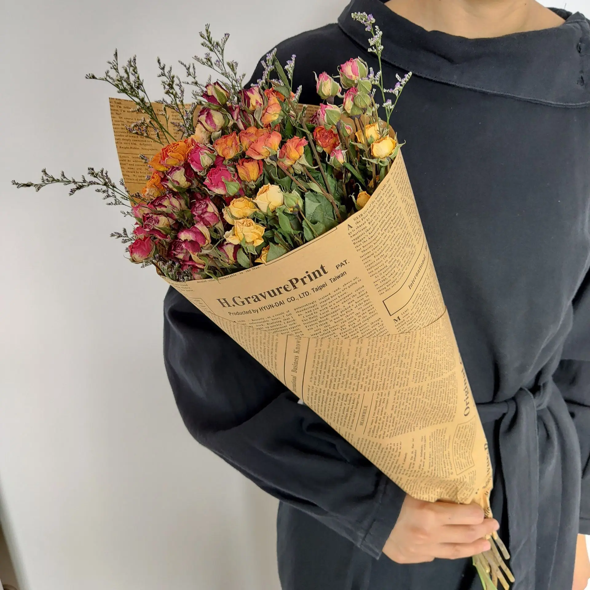 Eternal Flowers A Beautiful Day Gift Rose Dried Flower Bundle Daisy Teddy Sunflower Rose Dried Flower True Flower Dried Flowers