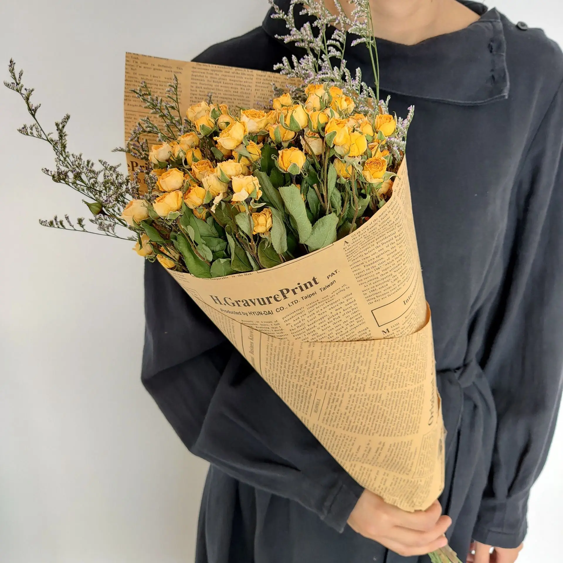 Eternal Flowers A Beautiful Day Gift Rose Dried Flower Bundle Daisy Teddy Sunflower Rose Dried Flower True Flower Dried Flowers