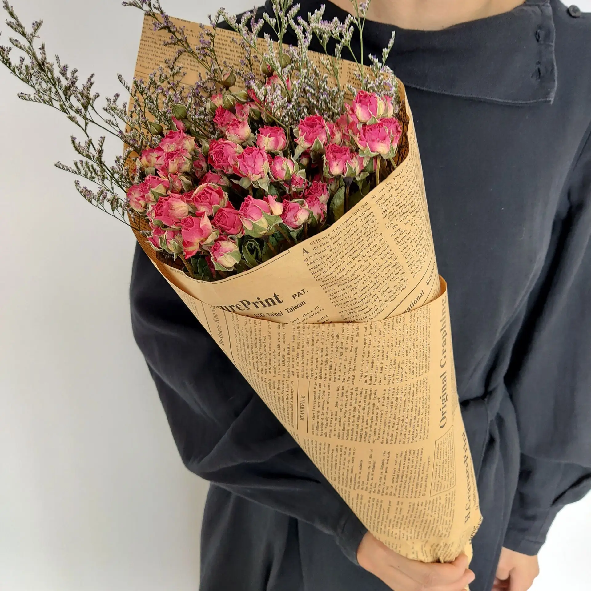 Eternal Flowers A Beautiful Day Gift Rose Dried Flower Bundle Daisy Teddy Sunflower Rose Dried Flower True Flower Dried Flowers