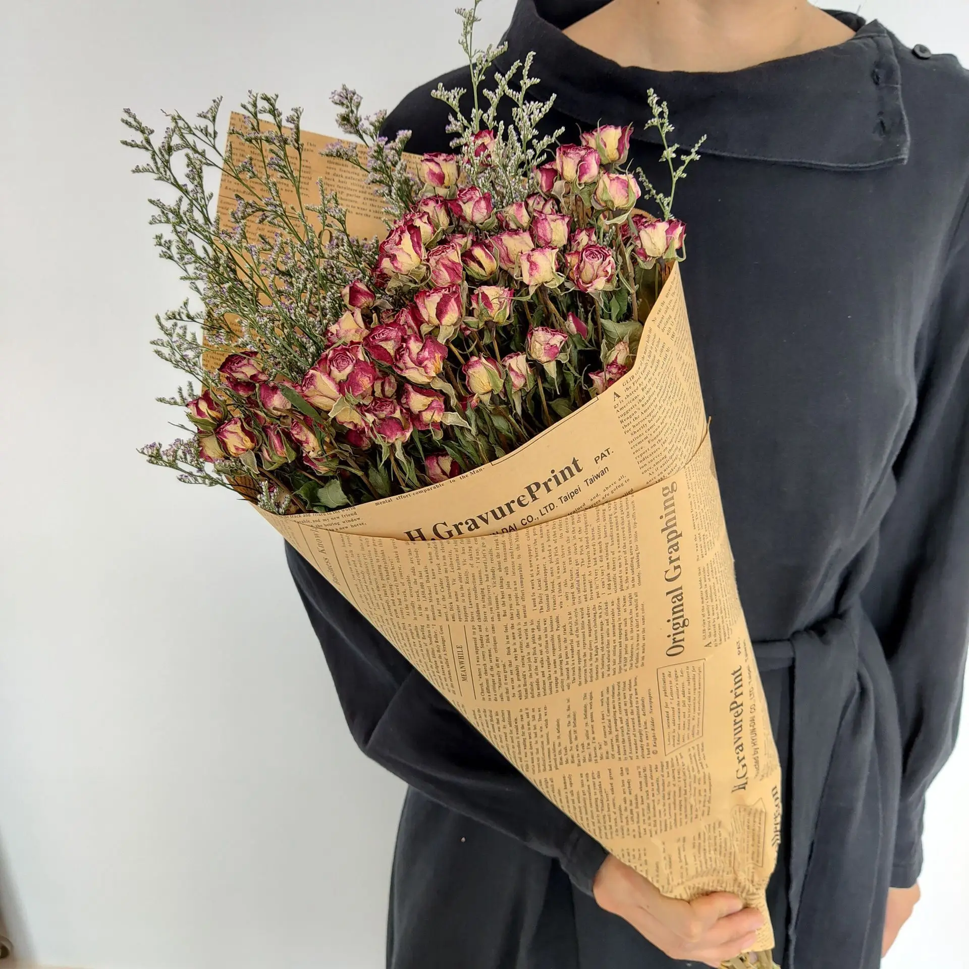 Eternal Flowers A Beautiful Day Gift Rose Dried Flower Bundle Daisy Teddy Sunflower Rose Dried Flower True Flower Dried Flowers