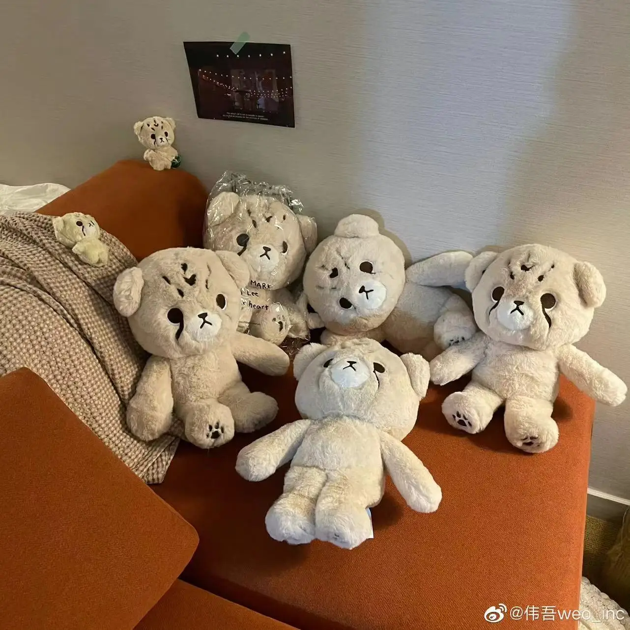 New Kpop Cartoon Taeyong Jeno Same Plush Doll Tyongya PANO Jaemin Cheetah Lee Plush Stuffed Toys