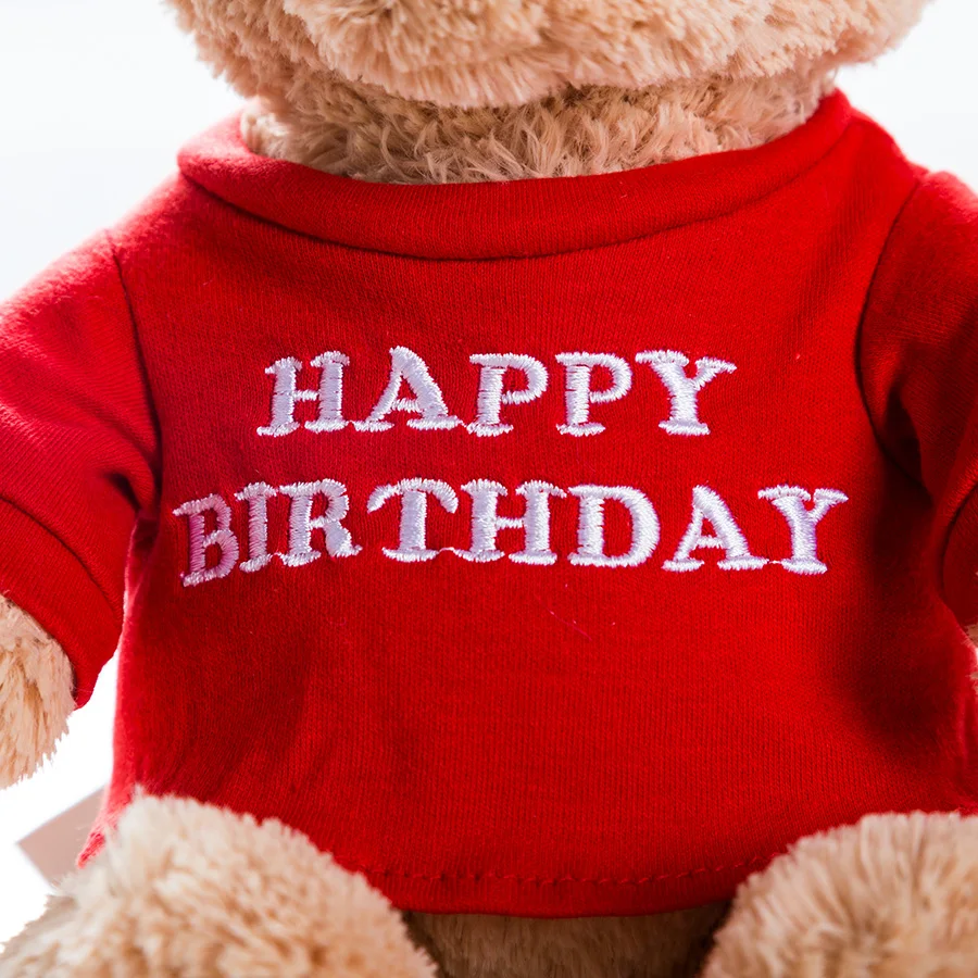 30cm Kawaii Baby Sonic Huggy Wuggy Kids Toys Happy Birthday Teddy Bear Baby Doll