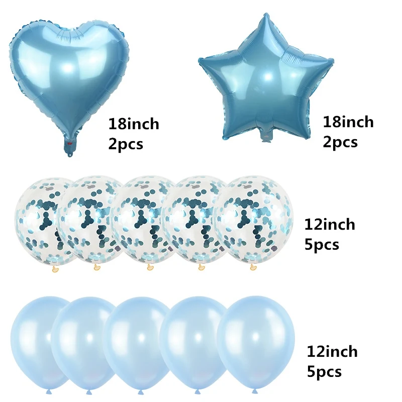 14Pcs Multi Confetti Balloon Happy Birthday Party Balloons Rose Gold Helium Ballons Boy Girl Baby Shower Party Supplies 14Pcs Multi Confetti Balloon Happy Birthday Party Balloons Rose Gold Helium Ballons Boy Girl Baby Shower Party Supplies