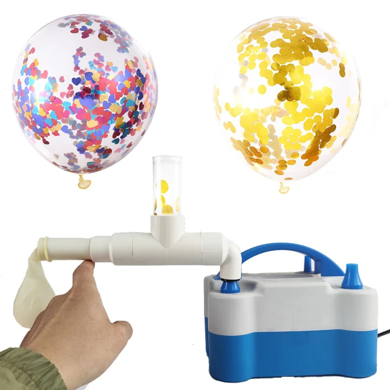 Balloon Stuffing Machine Filling Balloon Sequin Balloon Stuffer Tool for Celebrations Activities Wedding Supplies Decoration2024