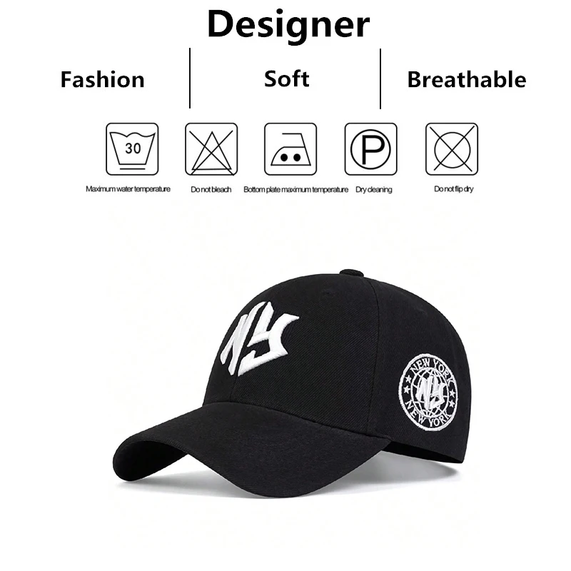 Unisex NG Letter Embroidery Baseball Caps Spring Autumn Outdoor Adjustable Casual Hats Sunscreen Hat Unisex NG Letter Embroidery Baseball Caps Spring Autumn Outdoor Adjustable Casual Hats Sunscreen Hat