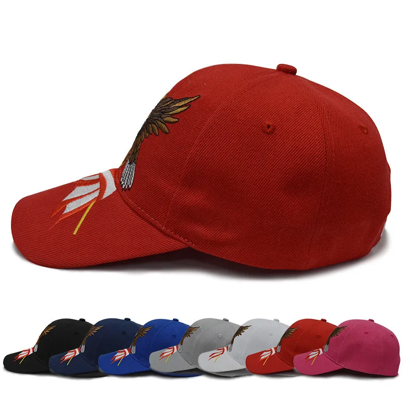 2020 Patriotic American Eagle and American Flag Baseball Cap USA Bald Eagle 3D Embroidery Snapback Hats Men Cap Fast Logistics