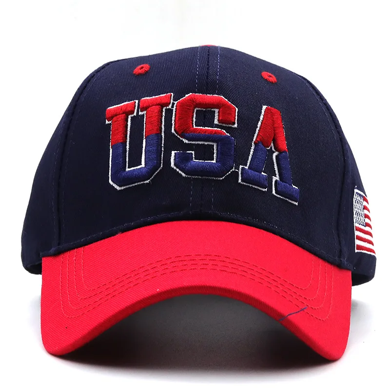 Men Retro Embroidered Baseball Cap Adjustable Casual  New York American Cotton Sun Hats Unisex Women Solid Color Visor Hats