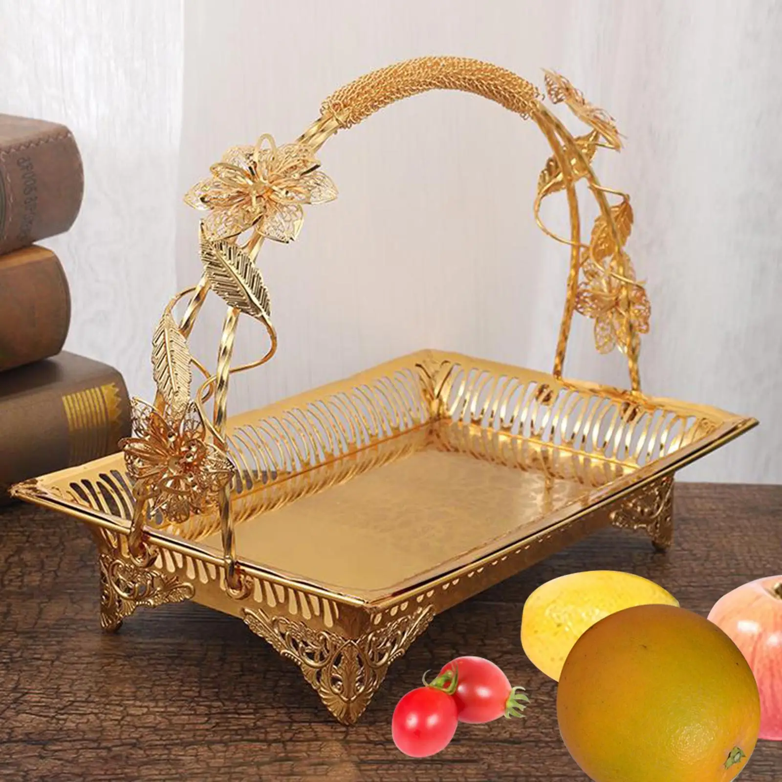 Fashion Fruit Serving Basket Candy Plate Basket Party Decorative Tray Home Decor Snack Display Basket for Dining Room Restaurant Fashion Fruit Serving Basket Candy Plate Basket Party Decorative Tray Home Decor Snack Display Basket for Dining Room Restaurant