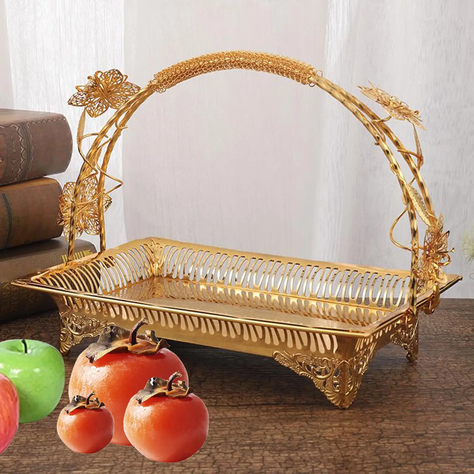 Fashion Fruit Serving Basket Candy Plate Basket Party Decorative Tray Home Decor Snack Display Basket for Dining Room Restaurant Fashion Fruit Serving Basket Candy Plate Basket Party Decorative Tray Home Decor Snack Display Basket for Dining Room Restaurant