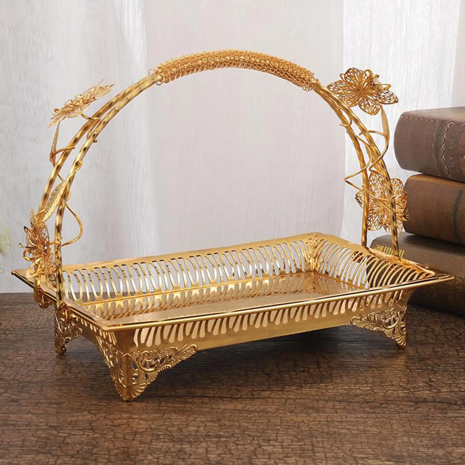 Fashion Fruit Serving Basket Candy Plate Basket Party Decorative Tray Home Decor Snack Display Basket for Dining Room Restaurant Fashion Fruit Serving Basket Candy Plate Basket Party Decorative Tray Home Decor Snack Display Basket for Dining Room Restaurant