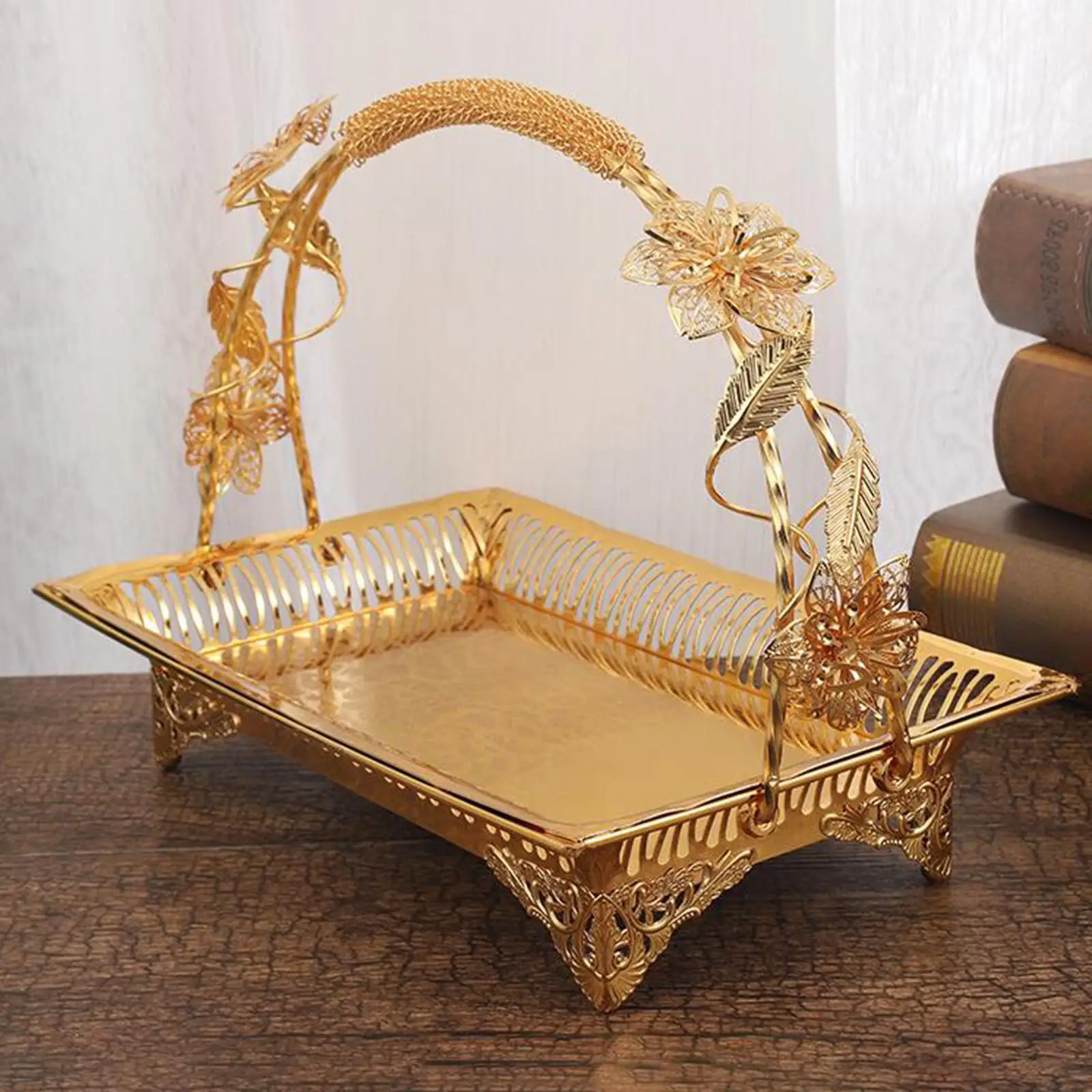 Fashion Fruit Serving Basket Candy Plate Basket Party Decorative Tray Home Decor Snack Display Basket for Dining Room Restaurant Fashion Fruit Serving Basket Candy Plate Basket Party Decorative Tray Home Decor Snack Display Basket for Dining Room Restaurant