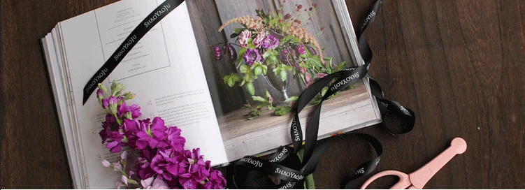 10mm-75mm Custom Printed Ribbon Personal Logo Polyester Rubban Giftbox Baking Wrap Wedding Birthday Anniversary DIY Bracelet