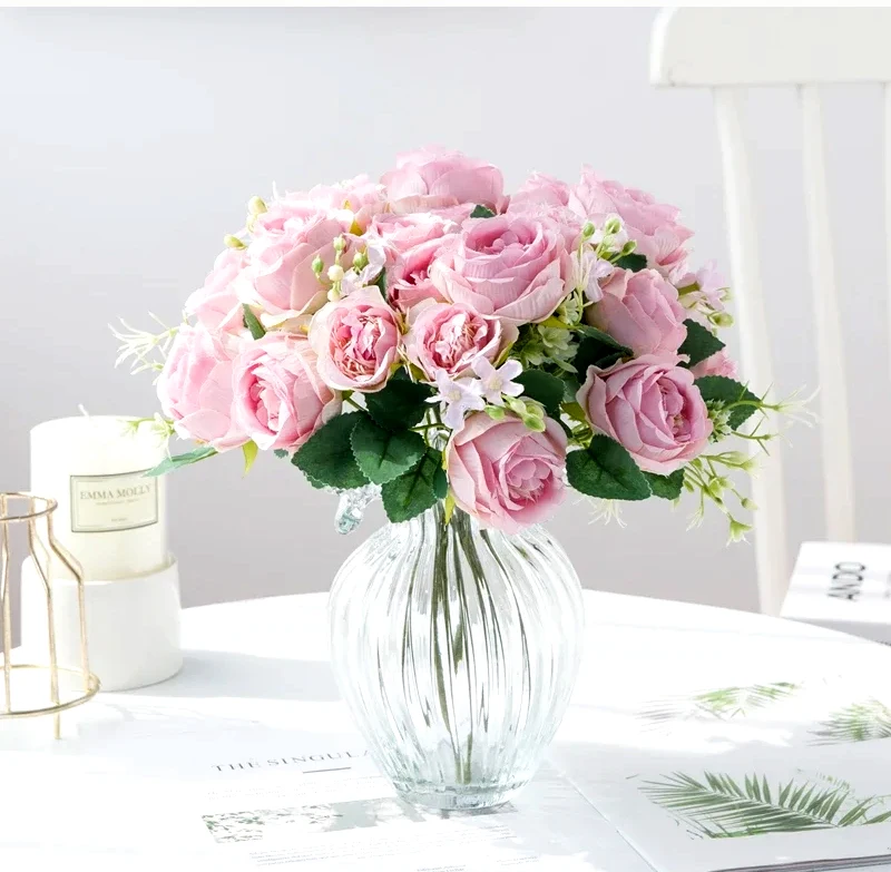 7 Heads Artificial Flowers peonies Home Decoration Accessories Silk Peony Wedding Decorations bride Bouquet Rose Fake plants 7 Heads Artificial Flowers peonies Home Decoration Accessories Silk Peony Wedding Decorations bride Bouquet Rose Fake plants