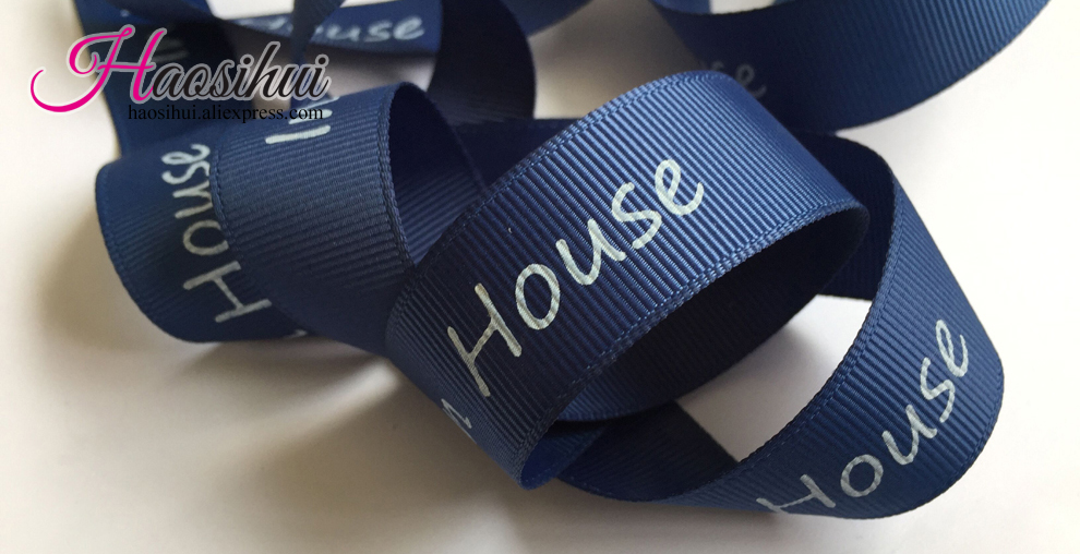 Free Design 5/8''(16mm) Grosgrain Suppliers Printed Brand Ribbon Logo by Yourself for Wedding Favors 100 yards/lot