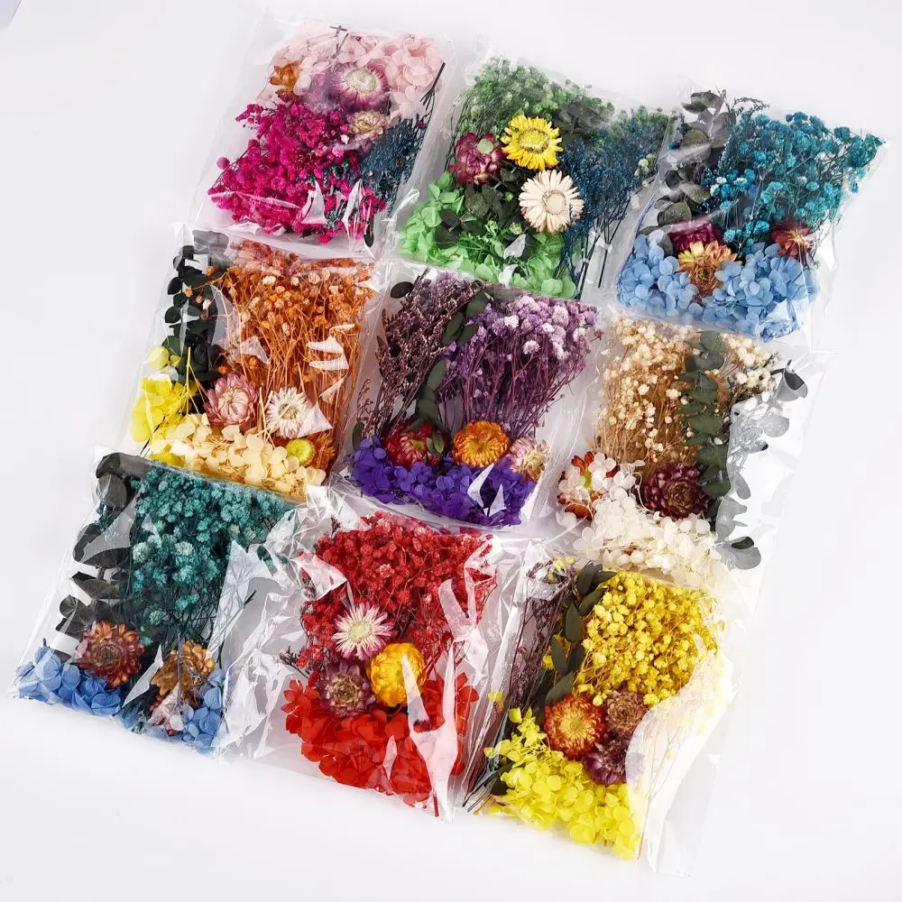 Dry Flowers Preserved Flowers Materials Epoxy Resin Candles DIY Floral Materials Hydrangea A Variety Of Flowers In A Package Dry Flowers Preserved Flowers Materials Epoxy Resin Candles DIY Floral Materials Hydrangea A Variety Of Flowers In A Package