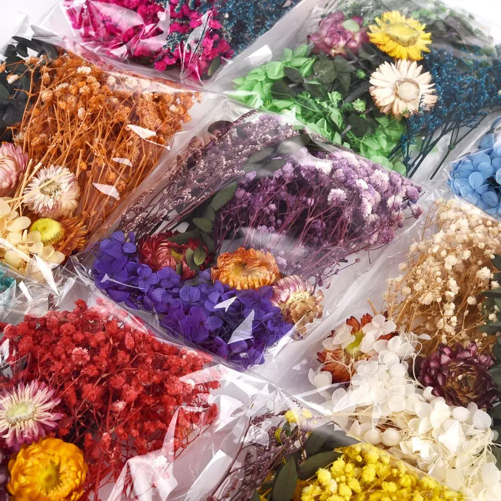 Dry Flowers Preserved Flowers Materials Epoxy Resin Candles DIY Floral Materials Hydrangea A Variety Of Flowers In A Package Dry Flowers Preserved Flowers Materials Epoxy Resin Candles DIY Floral Materials Hydrangea A Variety Of Flowers In A Package