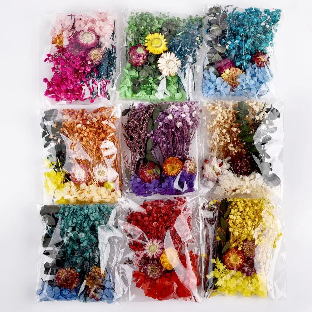 Dry Flowers Preserved Flowers Materials Epoxy Resin Candles DIY Floral Materials Hydrangea A Variety Of Flowers In A Package Dry Flowers Preserved Flowers Materials Epoxy Resin Candles DIY Floral Materials Hydrangea A Variety Of Flowers In A Package