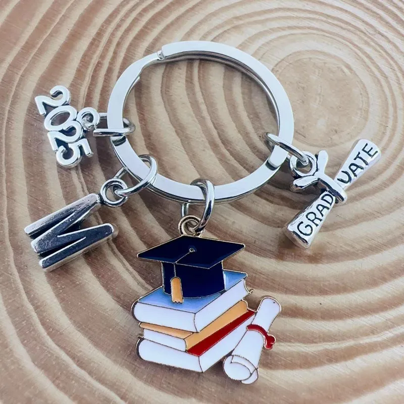 2024--2025 new A-Z graduation ceremony keychain, graduation lovely enamel graduation cap keychain commemorative graduation gift 2024--2025 new A-Z graduation ceremony keychain, graduation lovely enamel graduation cap keychain commemorative graduation gift