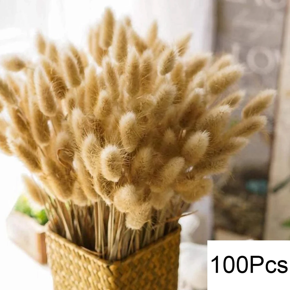Natural Fluffy Pampas Grass Bouquet Dried Pampas Grass Flowers Wedding Supplies Accessories Home Farmhouse Room Decor Floral