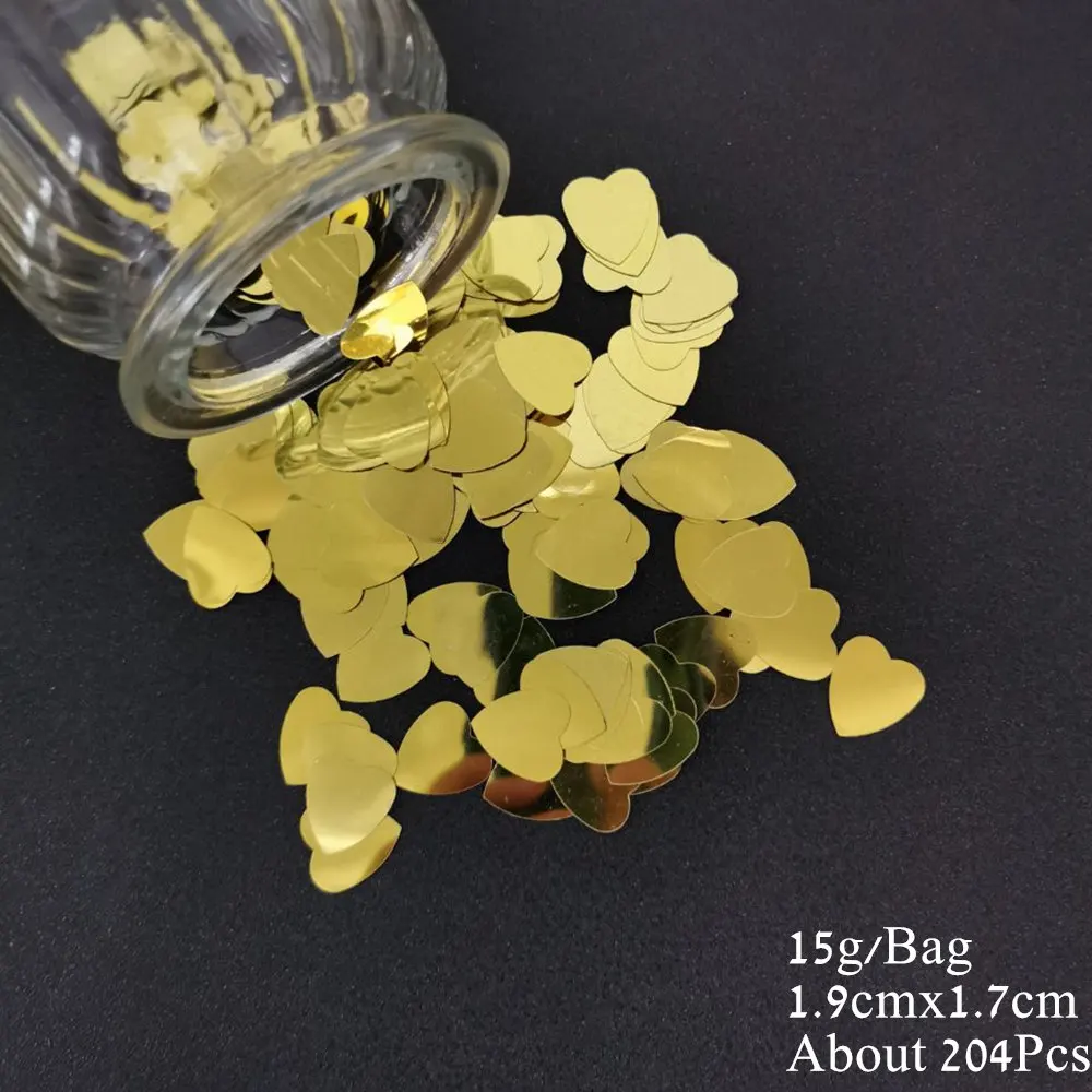 Wedding Table Confetti Just Married Mrs Heart Love Scatter Sequins DIY Marriage Party Church Ceneterpiece Decoration Supplies