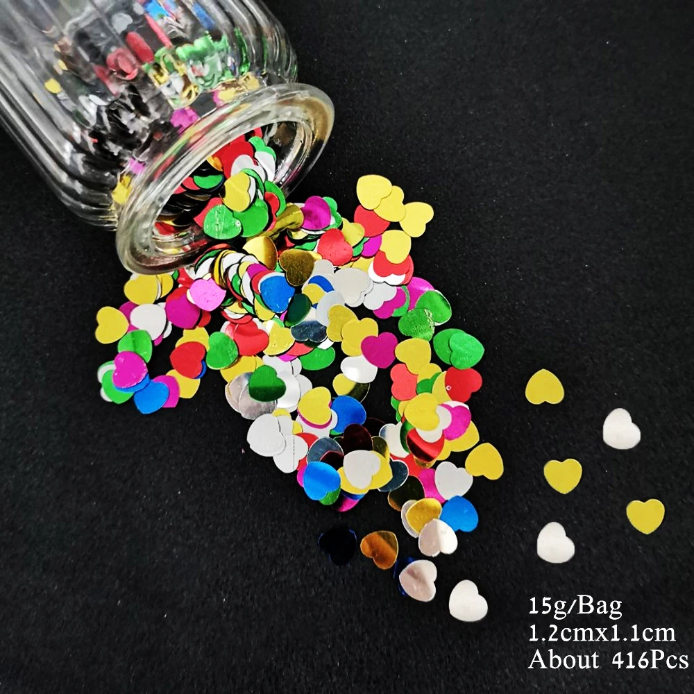 Wedding Table Confetti Just Married Mrs Heart Love Scatter Sequins DIY Marriage Party Church Ceneterpiece Decoration Supplies