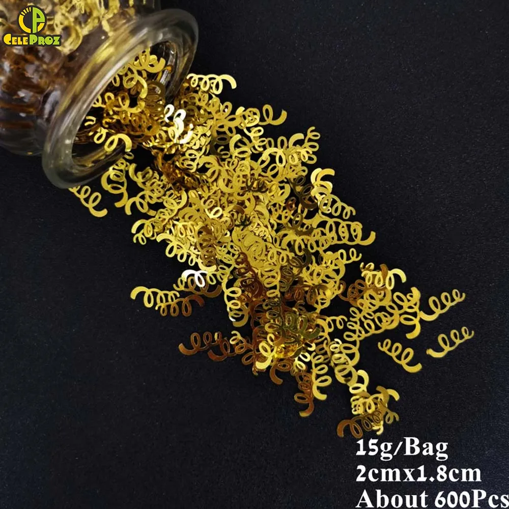 15g/Bag Streamers Confetti Sequins Wedding Birthday Anniversary Event Show Table Centerpiece Deocration Balloon Party Supply