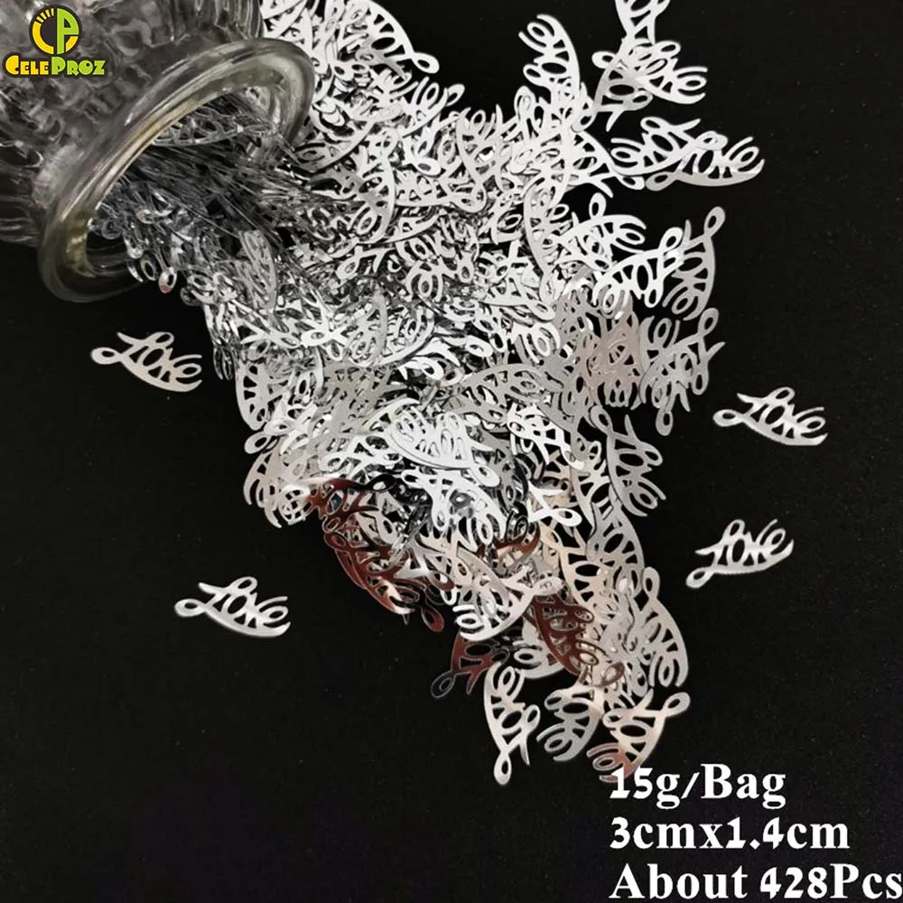 15g/Bag Streamers Confetti Sequins Wedding Birthday Anniversary Event Show Table Centerpiece Deocration Balloon Party Supply