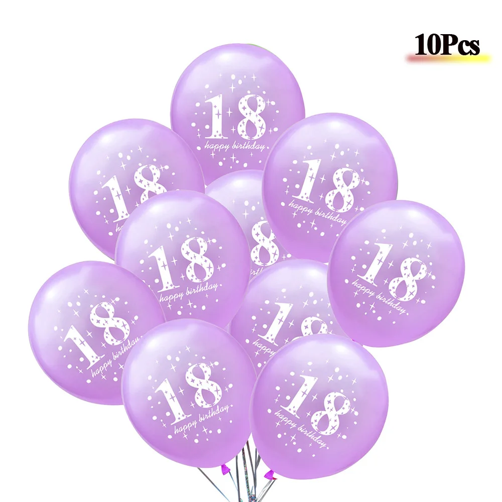 15g Number 18 Confetti Sequins 18th Birthday Party Balloon Legal Company Opening Anniversary Promotion Events Giveaway Supply