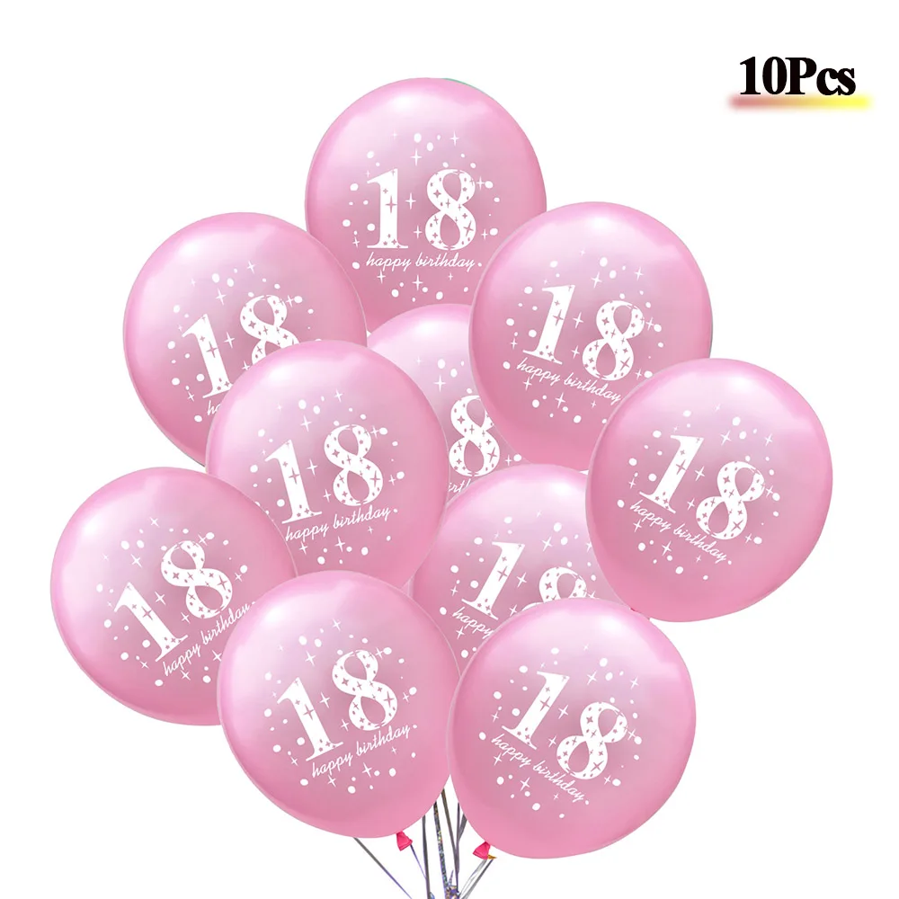 15g Number 18 Confetti Sequins 18th Birthday Party Balloon Legal Company Opening Anniversary Promotion Events Giveaway Supply