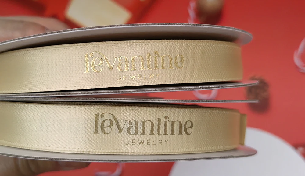 10mm-75mm Custom Printed Ribbon Personal Logo Rubban Giftbox Baking Wrap Wedding Birthday Anniversary Bracelet DIY Bow Making