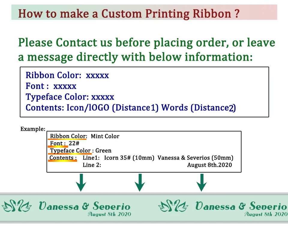 10mm-75mm Custom Printed Ribbon Personal Logo Rubban Giftbox Baking Wrap Wedding Birthday Anniversary Bracelet DIY Bow Making