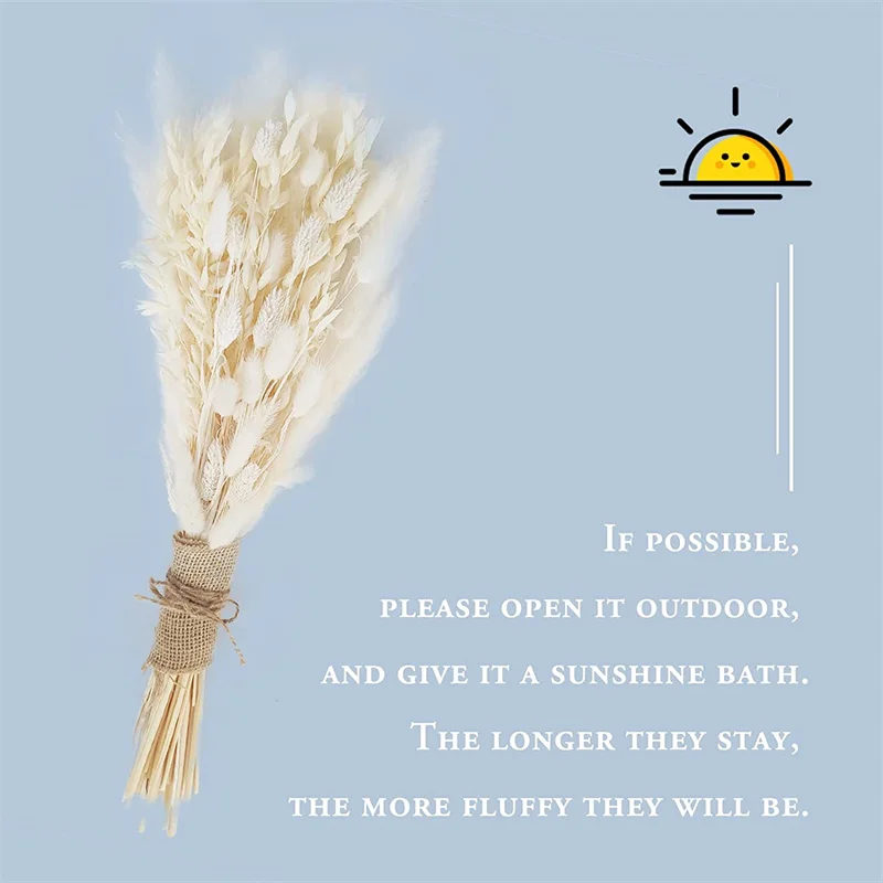 White Pampas Grass Decor 50 Pcs 17” Wedding Centerpiece Flower Arrangements Natural Home Boho Room Decoration Dried Flower Gift White Pampas Grass Decor 50 Pcs 17” Wedding Centerpiece Flower Arrangements Natural Home Boho Room Decoration Dried Flower Gift