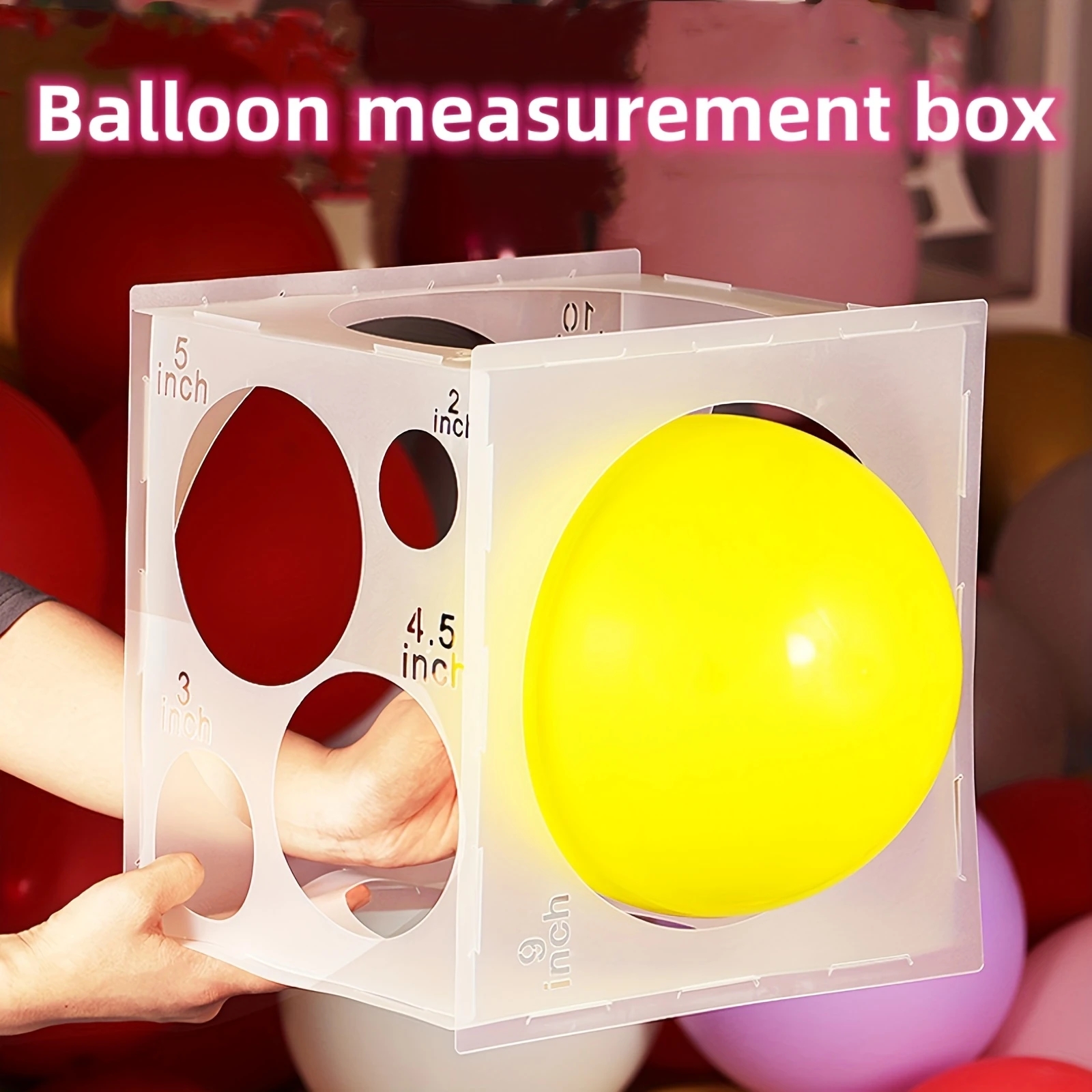 Balloon Measuring Tool Balloons Accessories Inflator Birthday Party Supplies Wedding Decoration